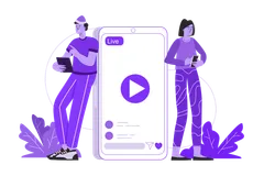 A TikTok profile page with a Follow button and a follower count