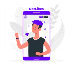An Instagram post receiving likes next to a weekly schedule of posting times